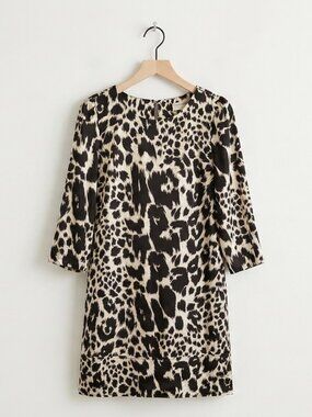 Saltwater Luxe Animal Print Dress Size M